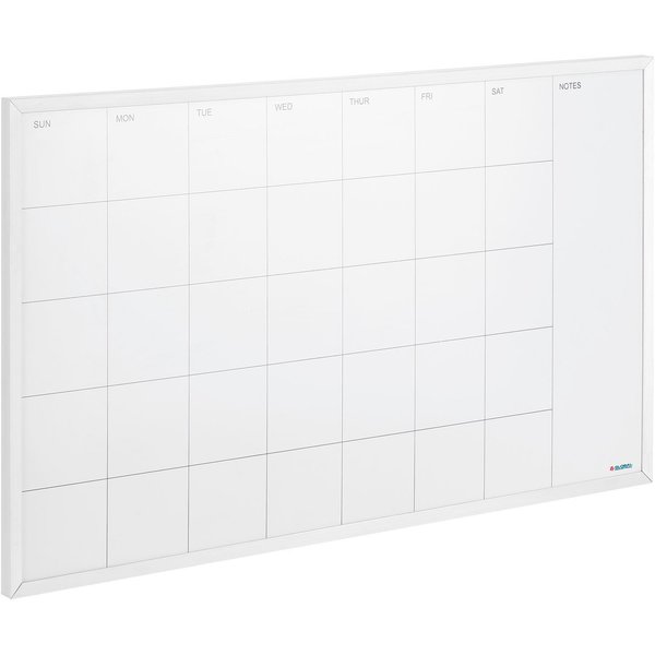 Global Industrial Steel Cubicle Calendar Whiteboard, Monthly, 24W x 14H 695821